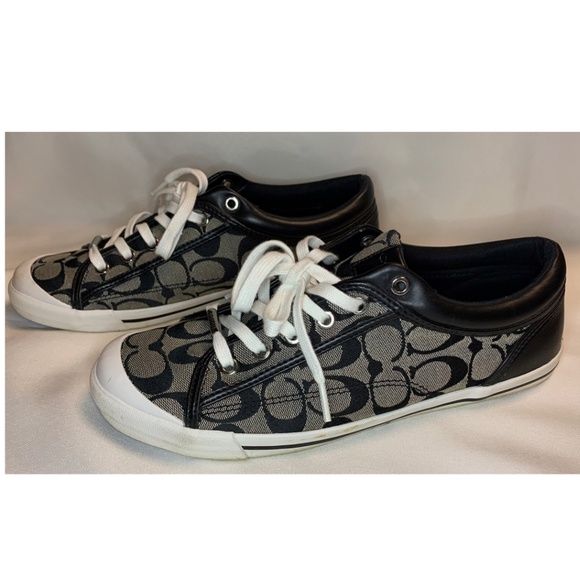 Coach Francesca Style Sneakers in Black and Gray! Size 11M! - Picture 1 of 10